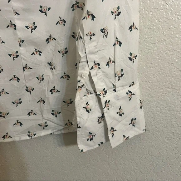 Banana Republic Riley Magnolia Floral shirt casual workwear button down shirt - Picture 5 of 10